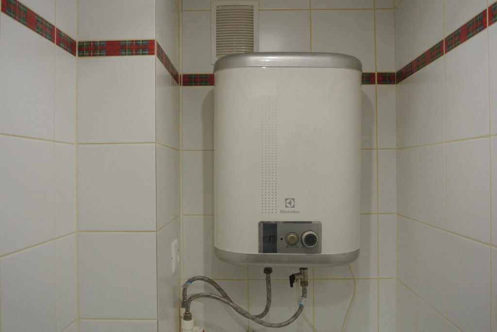 установка водонагревателя